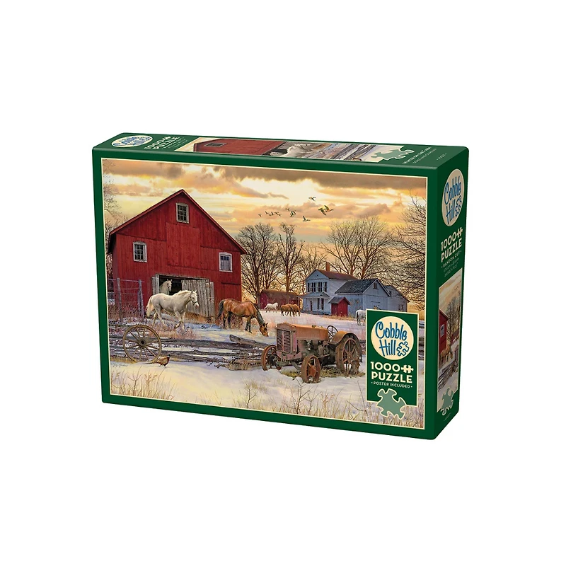 Cobble Hill Winter on the Farm – 1000 Piece