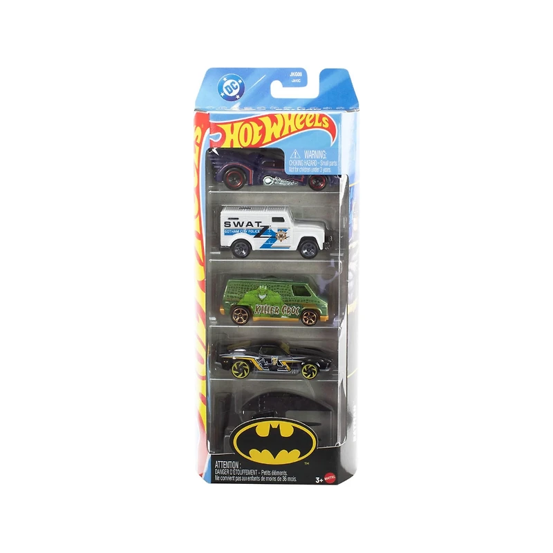 Hot Wheels Batman Cars 2026 5-Pack