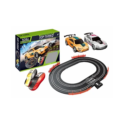 Slot Racing Oval 1:43 Scale Race Track Set