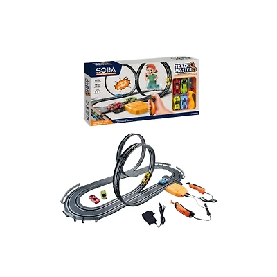 Slot Racing Car Track Set A64-4 – 1:64 Scale