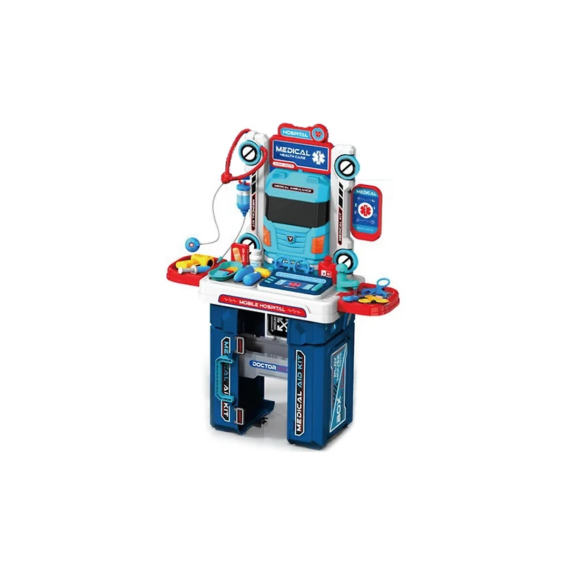 Doctor Truck Playset – Pretend Medical Rescue Truck Toy with Accessories