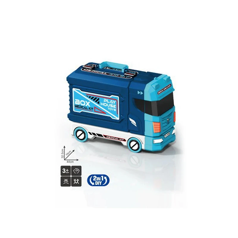 Doctor Truck Playset – Pretend Medical Rescue Truck Toy with Accessories