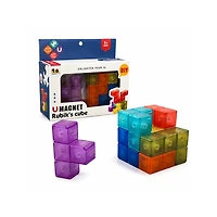 Magnetic Cube – Colorful Magnetic Building & Fidget Puzzle Toy