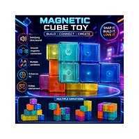 Magnetic Cube – Colorful Magnetic Building & Fidget Puzzle Toy