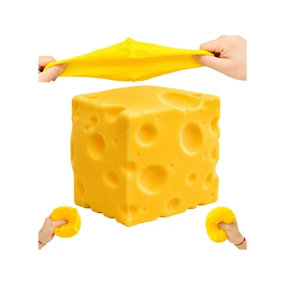 SmushMart Jumbo Cheese Squishy