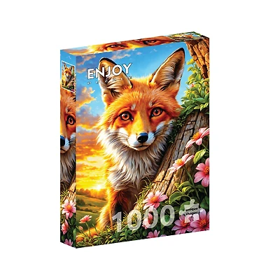 Curious Fox 1000-Piece Jigsaw Puzzle