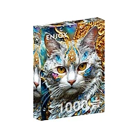 Jeweled Cat 1000-Piece Jigsaw Puzzle