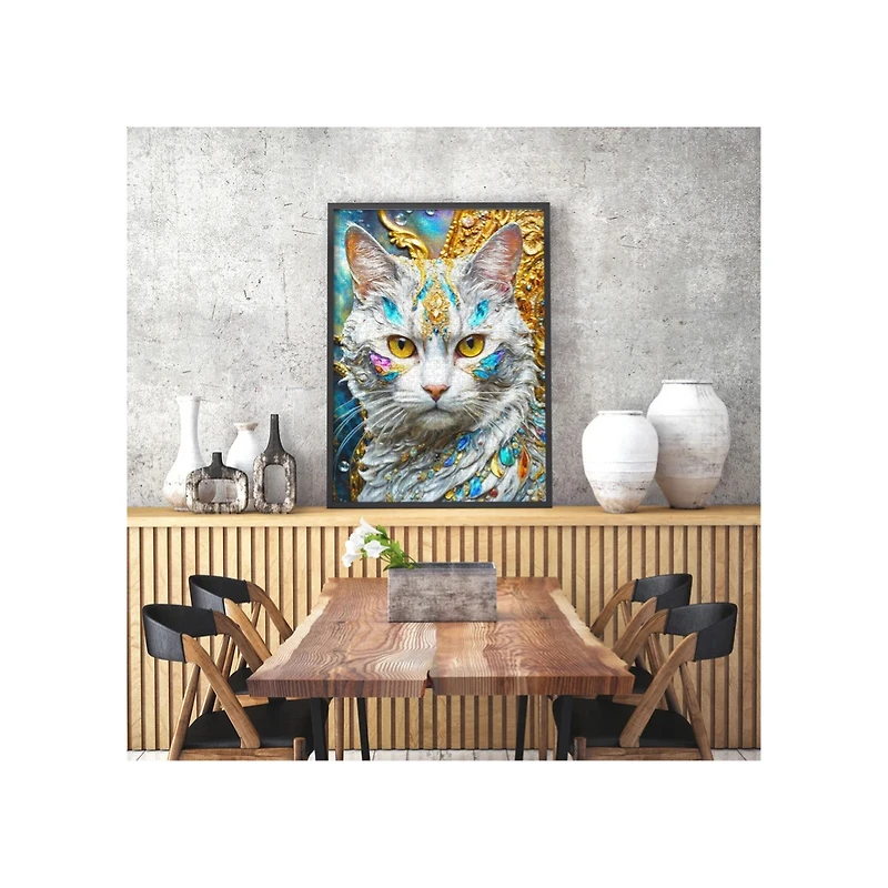Jeweled Cat 1000-Piece Jigsaw Puzzle