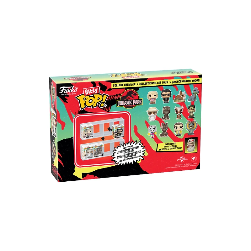 Bitty Pop! Movies & TV: Jurassic Park 4-Pack Series 3