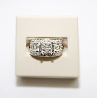 Solitario Oro Blanco 14ct