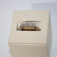 Aro Oro Blanco Corte Princesa