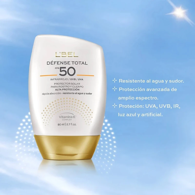 Défense Total Protector Solar para Rostro y Cuerpo