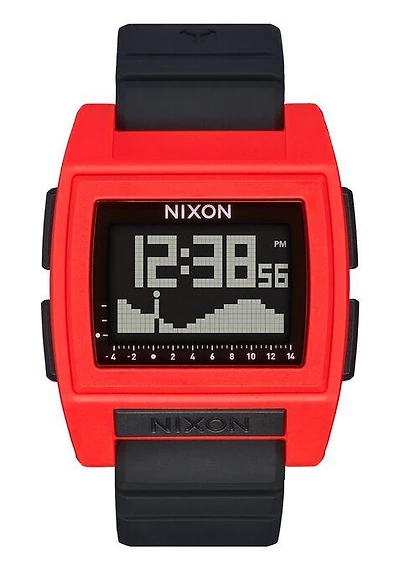 Nixon "Base Tide Pro" watch l 4 colors  - Red Black 