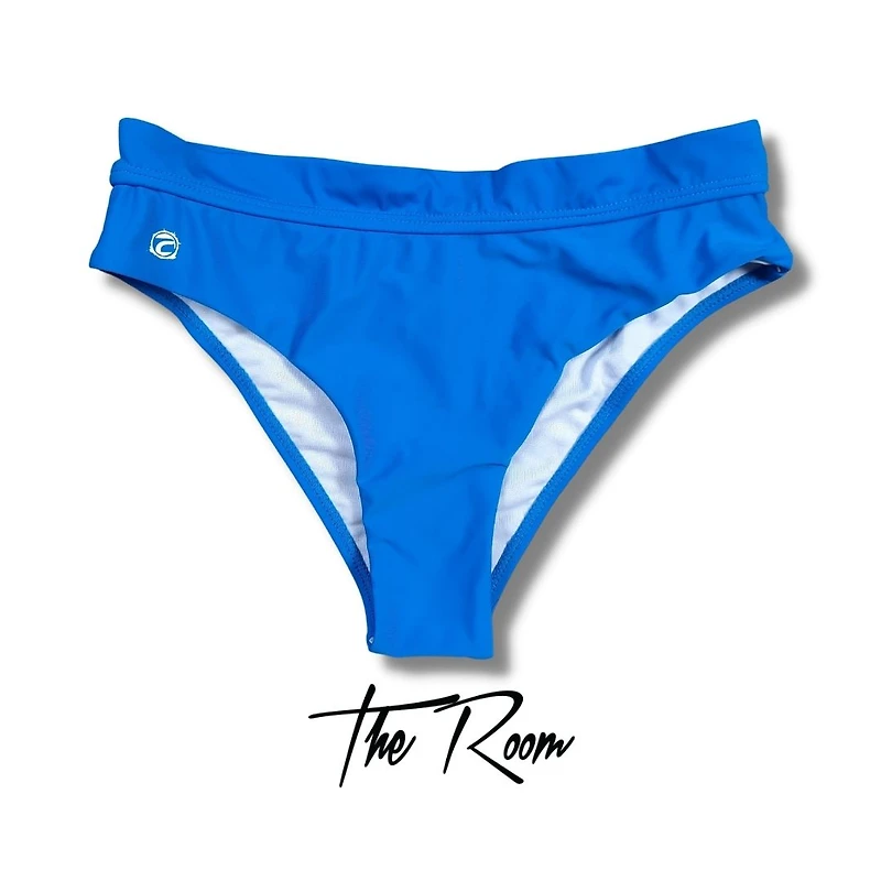 The Room Women's High-Rise Bikini Bottoms - Large / Blue