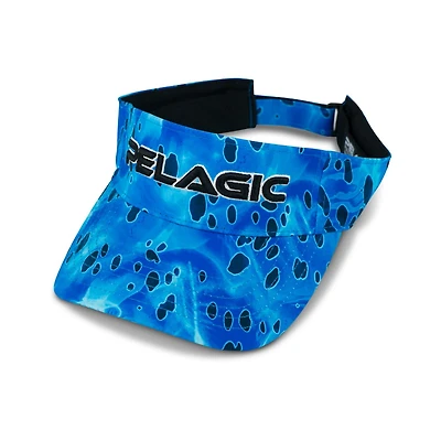 Pelagic PERFORMANCE PRINT FISHING VISOR - Blue Dorado 