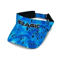 Pelagic PERFORMANCE PRINT FISHING VISOR - Blue Dorado 