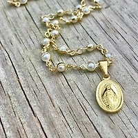 CADENA CON LA VIRGEN MILAGROSA