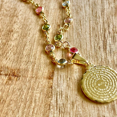 COLLAR MEDALLA PADRE NUESTRO