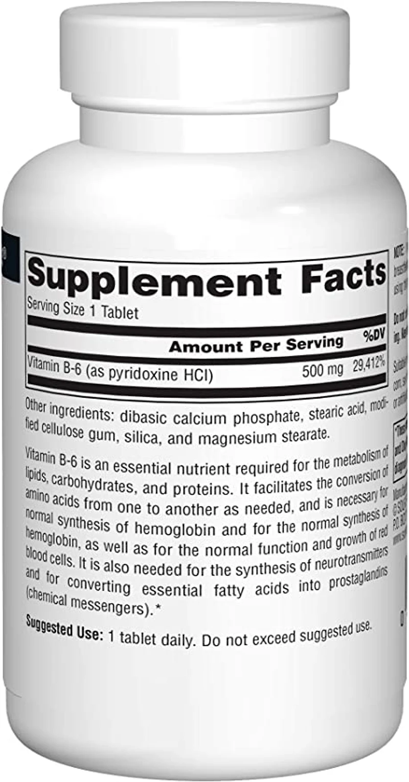 B-6 500mg (50 Tabs)