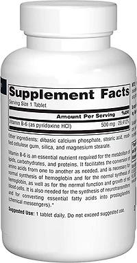 B-6 500mg (50 Tabs)