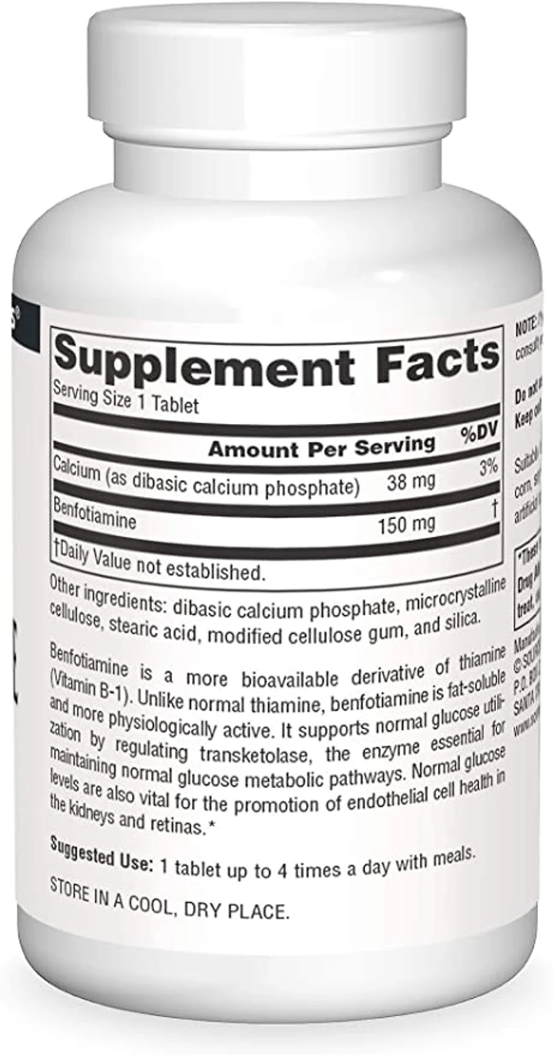 Benfotiamine (120 Tabs)