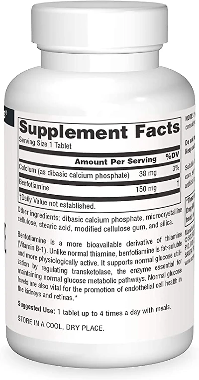 Benfotiamine (120 Tabs)