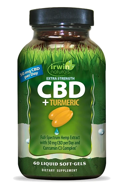 CBD + Turemric Extra Strength (60 Softgels)