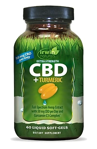 CBD + Turemric Extra Strength (60 Softgels)