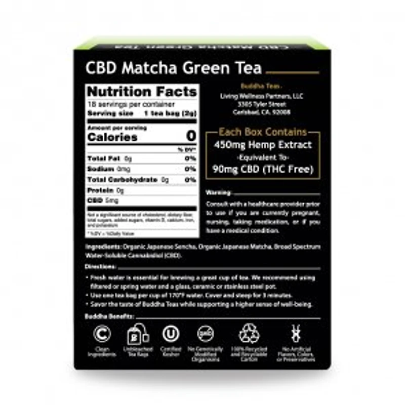 CBD Matcha Green Tea