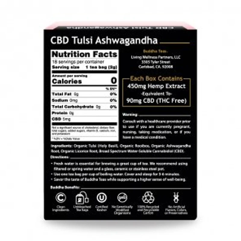 CBD Tulsi Ashwagandha Tea