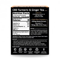 CBD Turmeric & Ginger Tea 