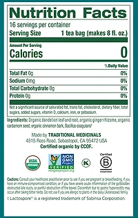Dandelion Chai Probiotic Tea