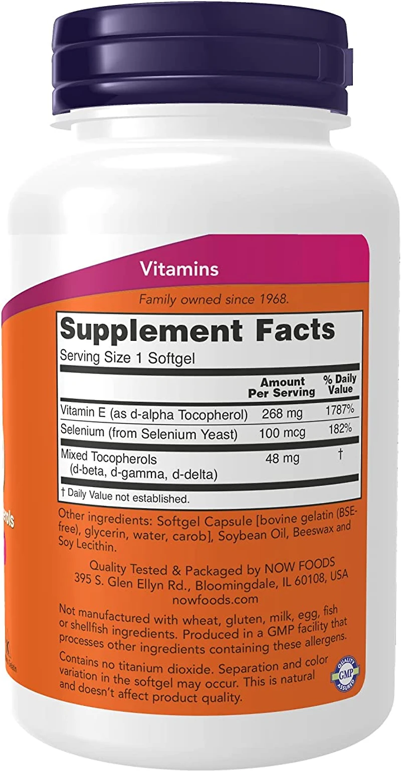 E-400 Mixed + Selenium (100 Softgels)