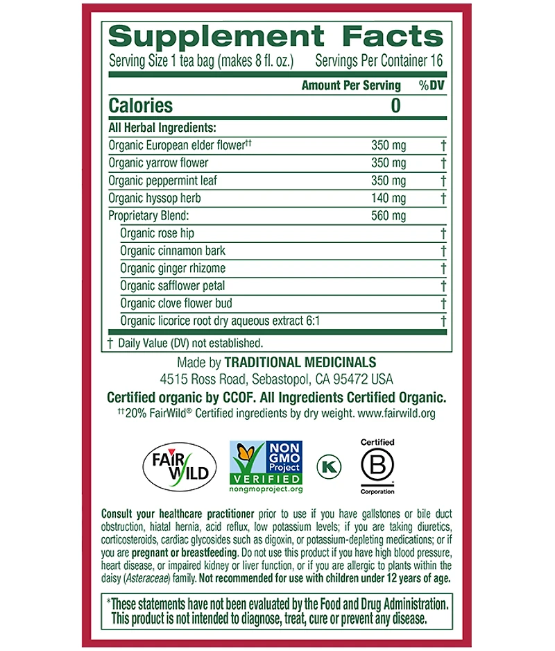 Herbal Cold Care Tea 