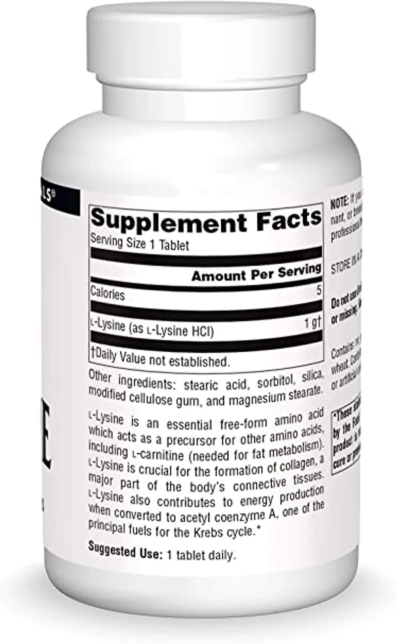 L-Lysine 1,000mg (100 Tabs)