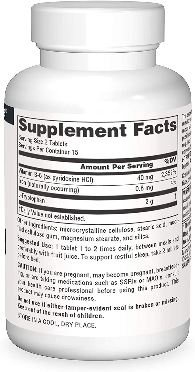 L-Tryptophan 1,000mg (30 Tabs)