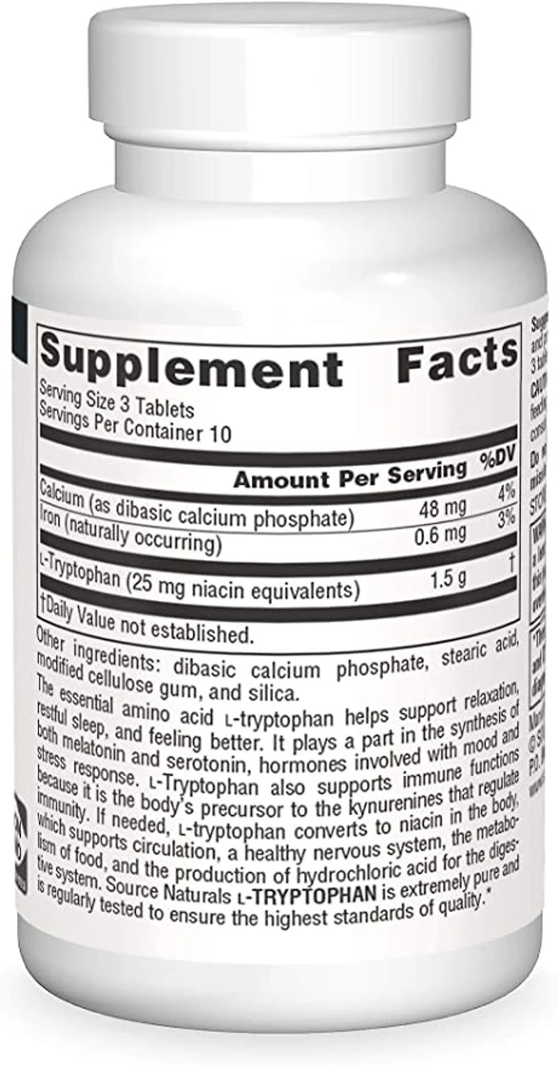 L-Tryptophan 500mg (30 Tabs)