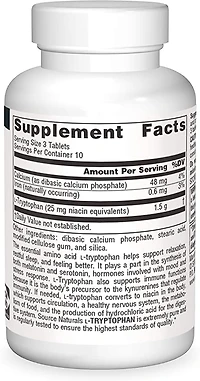 L-Tryptophan 500mg (30 Tabs)