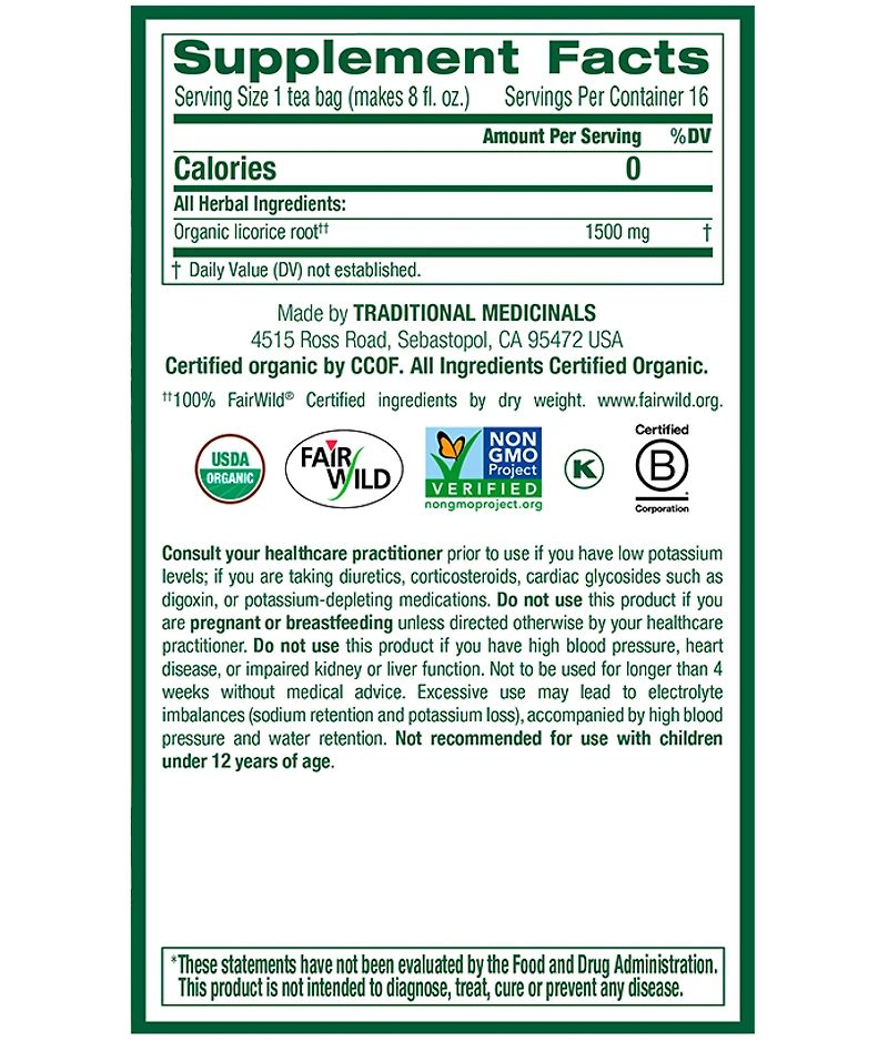Licorice Root Tea