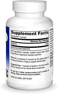 Melatonin 1mg (Orange Flavor 100 Lozenges)