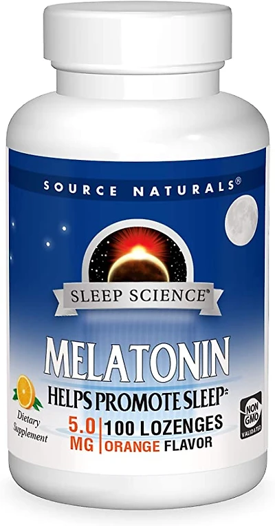 Melatonin 5mg (Orange Flavor 100 Lozenges)