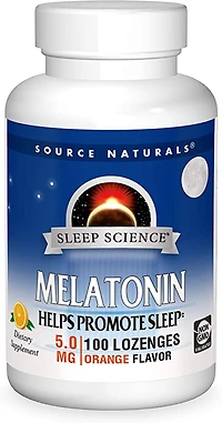 Melatonin 5mg (Orange Flavor 100 Lozenges)
