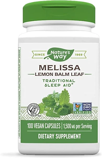 Melisa Lemon Balm Caps (100 caps)