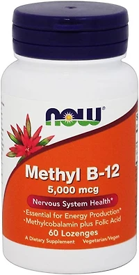 B-12 Methyl 5,000mg (60 Tabs)