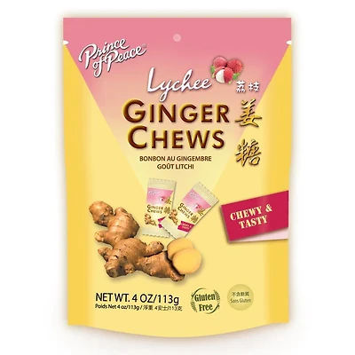 Ginger Candy (Chews) With Lychee