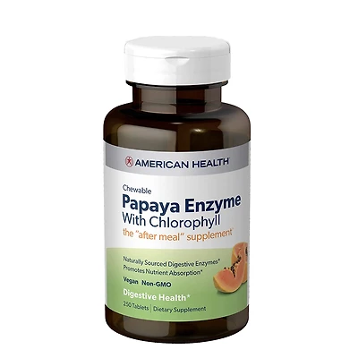 Papaya Enzymes with Chlorophyll (250 Tabs)