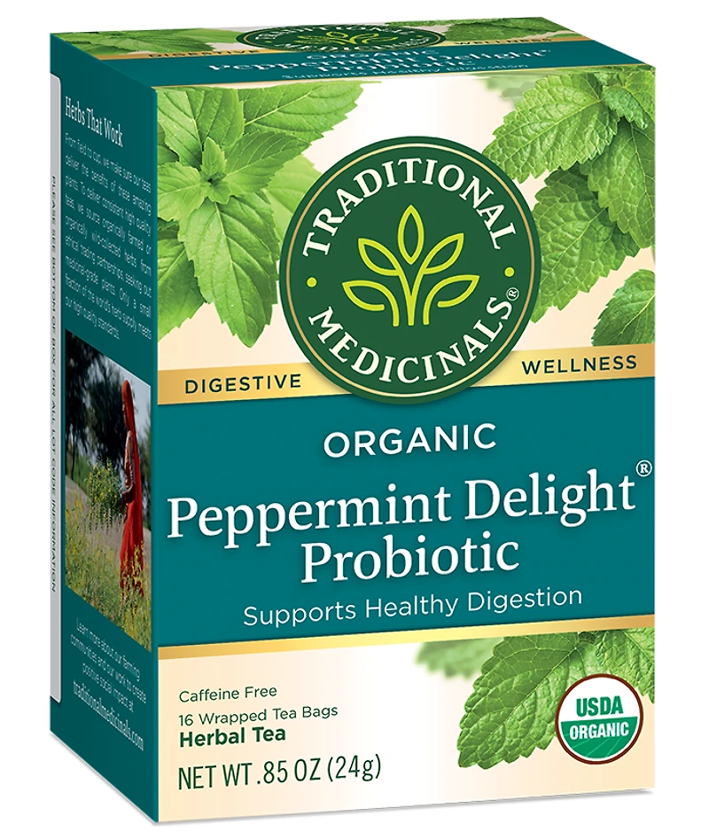 Peppermint Delight Probiotic Tea