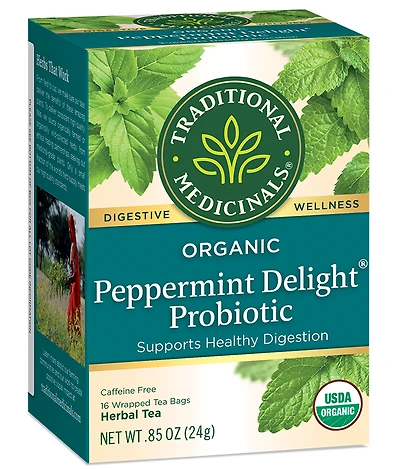 Peppermint Delight Probiotic Tea