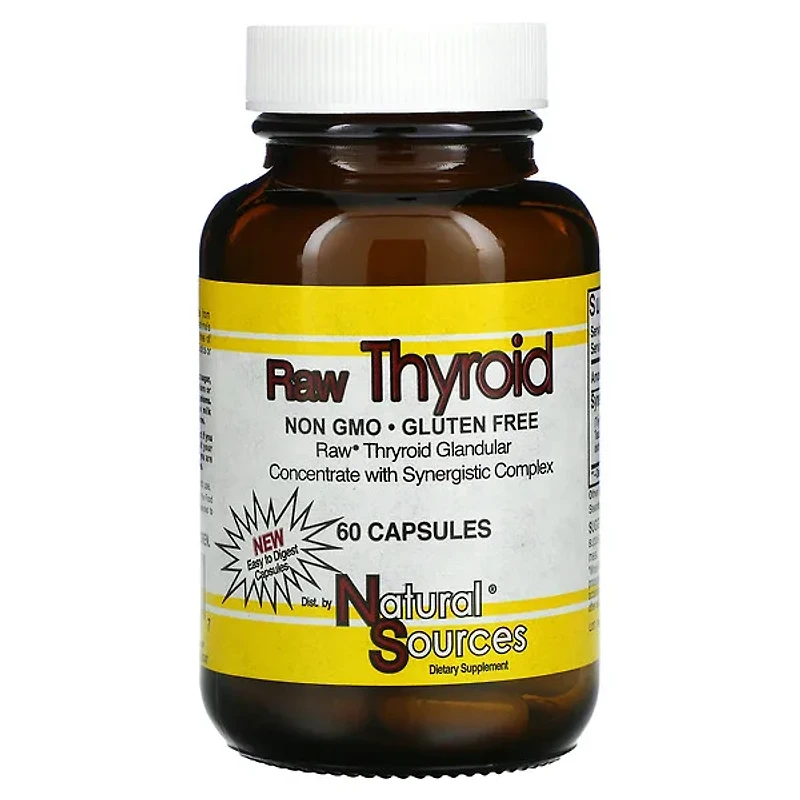 Raw Thyroid (60 Caps)