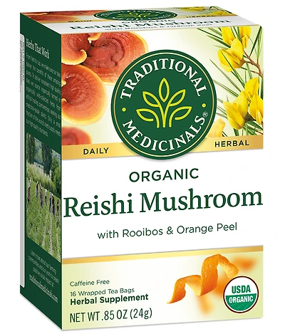 Reishi Mushroom with Rooibos & Orange Peel Tea